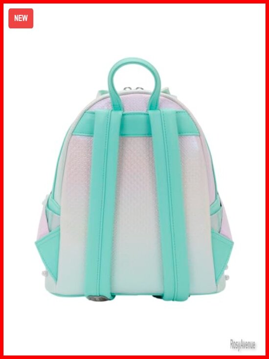 Loungefly Disney The Little Mermaid Iridescent Pearl Mini Backpack Faux Leather